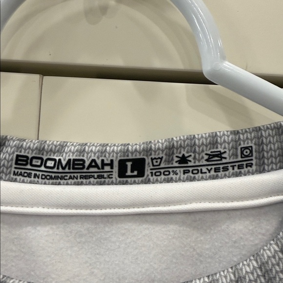 Boombah Men's maroon Ugly Sweater pullover Large. Baseball. Seasonal festive - Picture 2 of 12